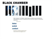 Tablet Screenshot of blackchambermusic.com